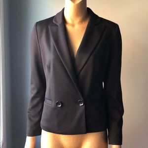 Black Double Breasted Blazer